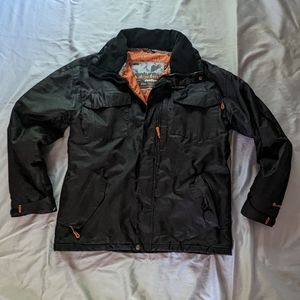 Liquid coat black & orange